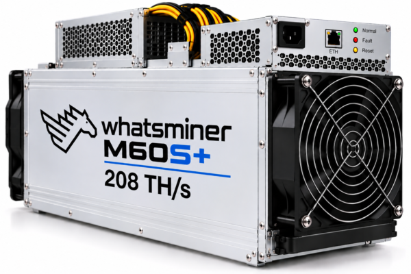 Whatsminer M60S+ – 208 TH/s
