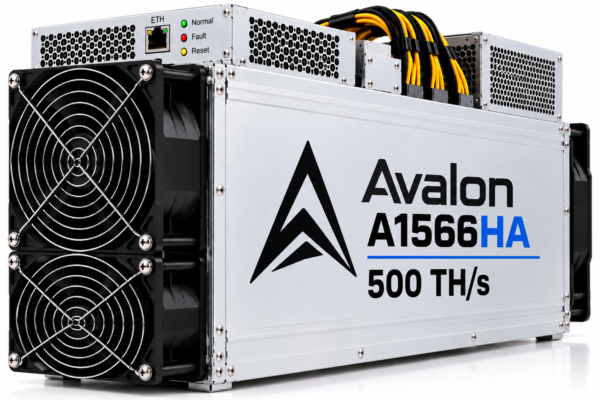 Avalon A1566HA – 500 TH/s