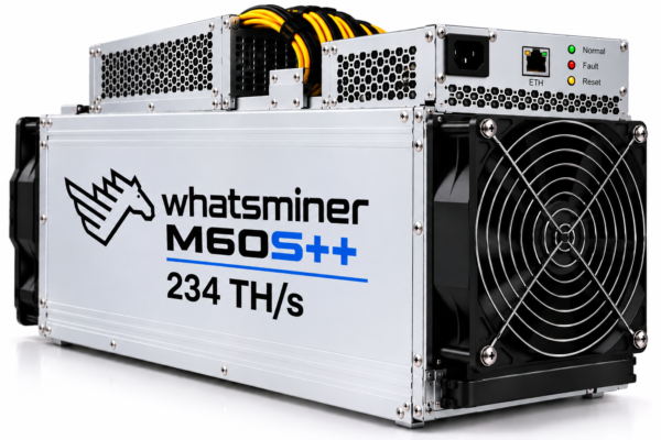 Whatsminer M60S++ – 234 TH/s